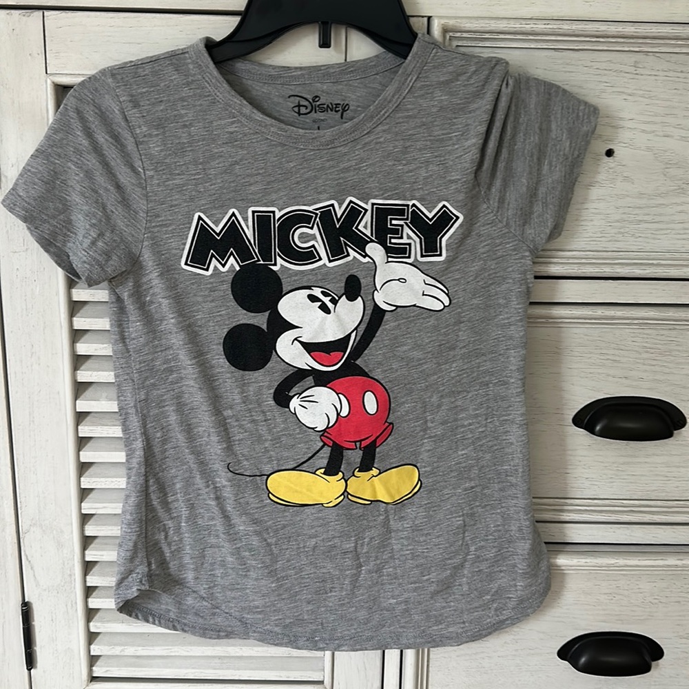 Like new Disney brand Mickey Shirt, Girls size L